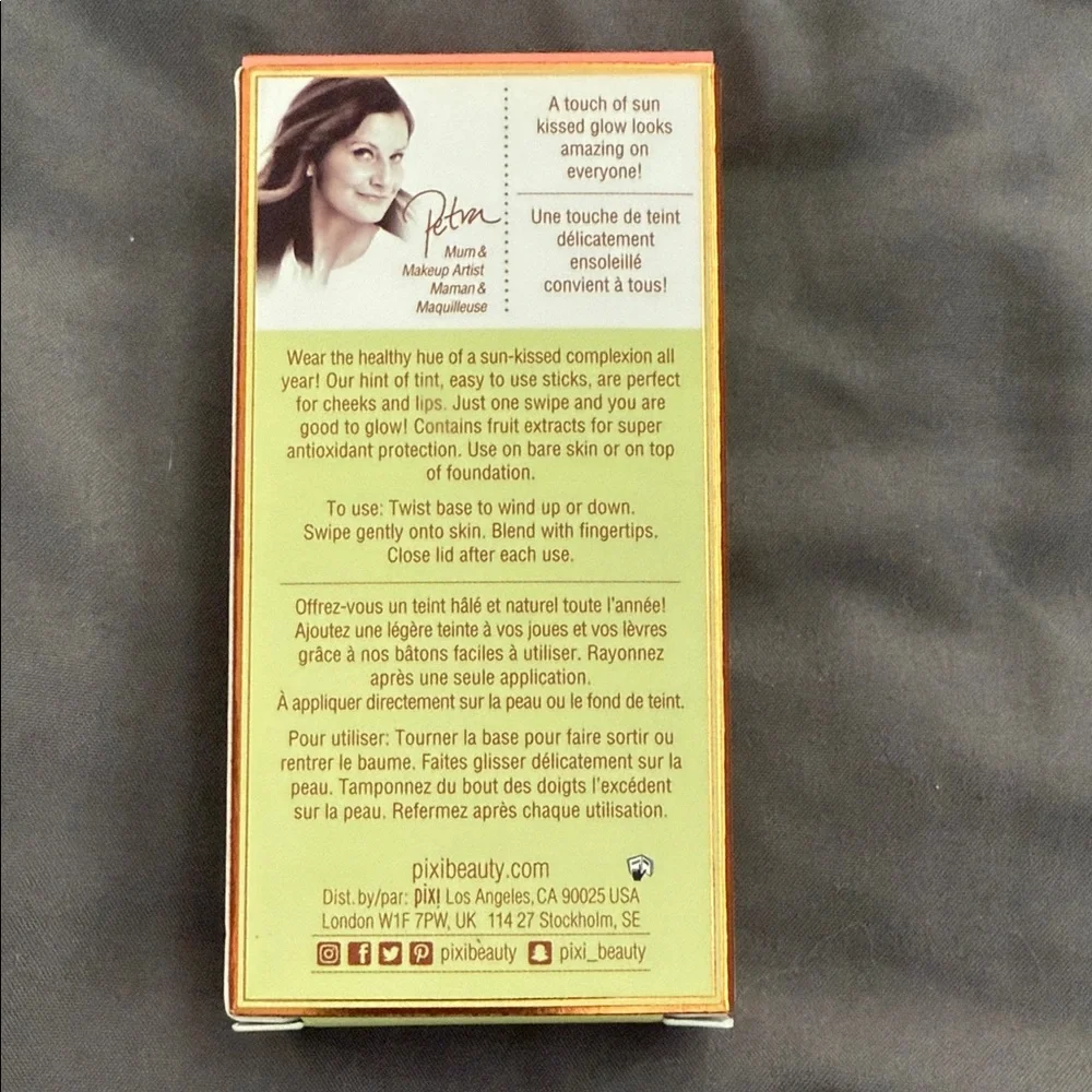 Pixi by Petra on-the-glow Bronze Tinted Moisture Stick Warm Glow New in Box